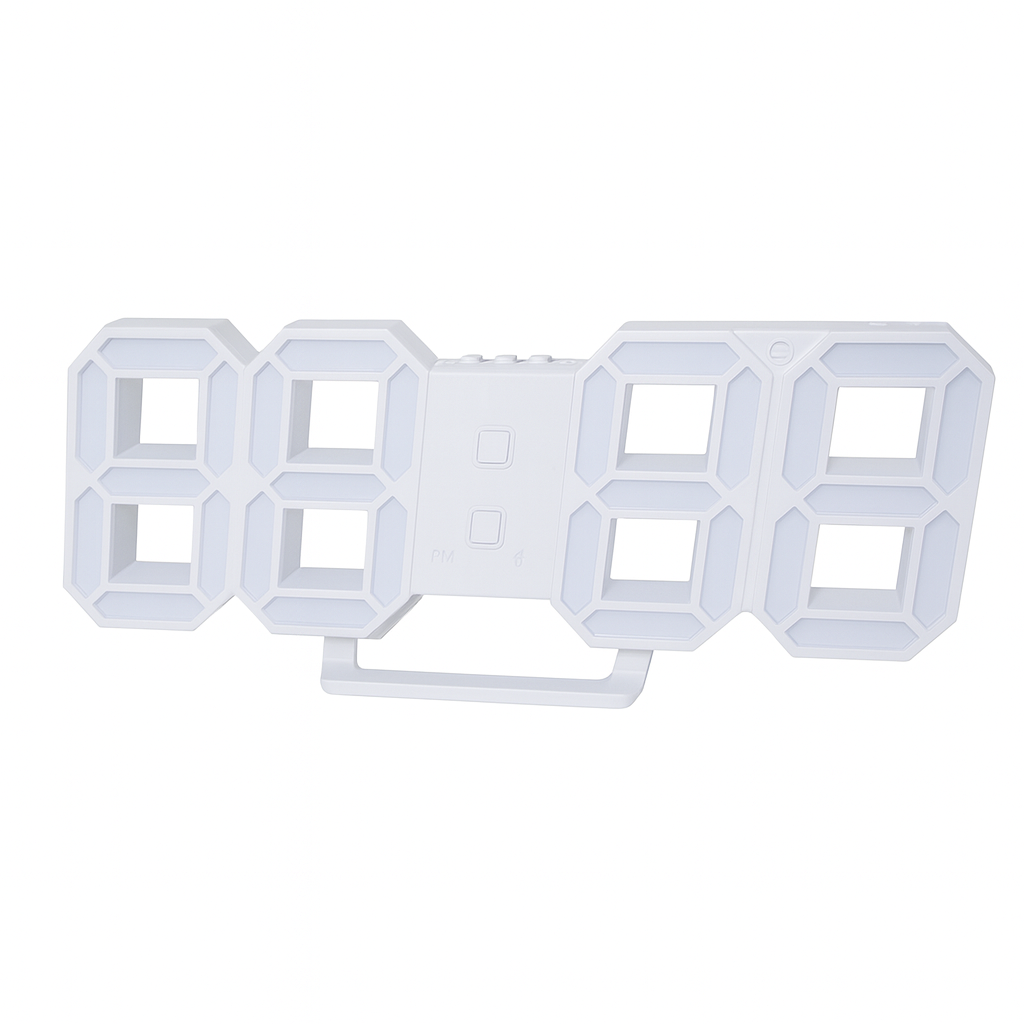 Reloj despertador con fecha y temperatura