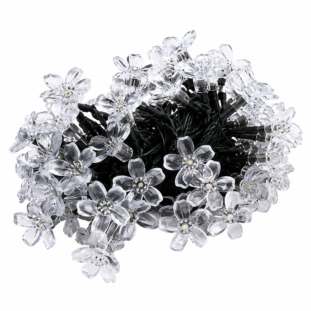 Guirnalda calida flores solar 7.5MT