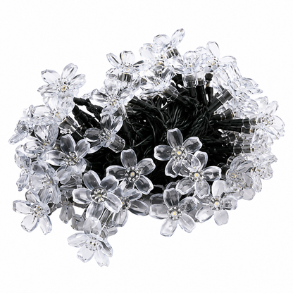 Guirnalda calida flores solar 7.5MT