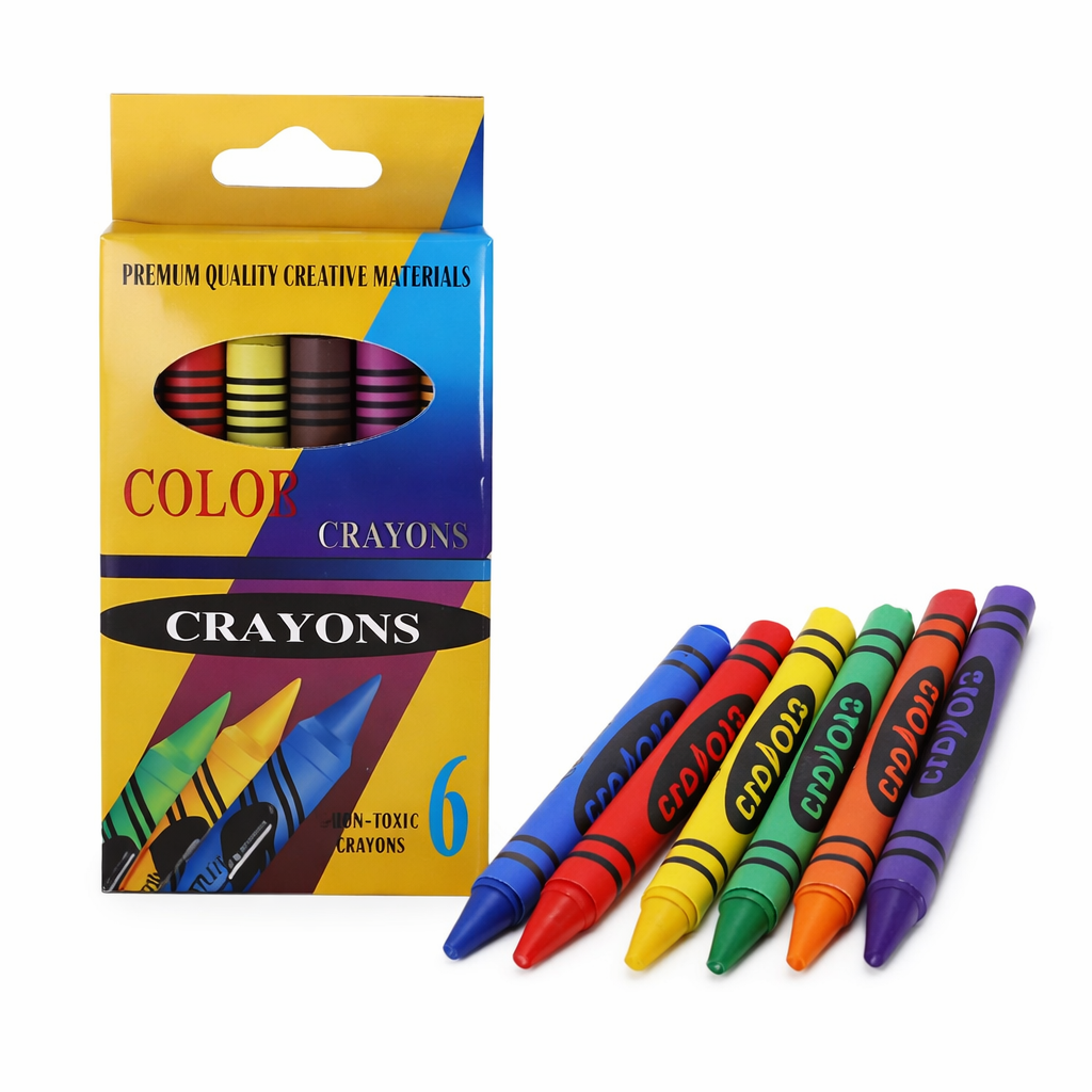 Crayones de cera colores x6U