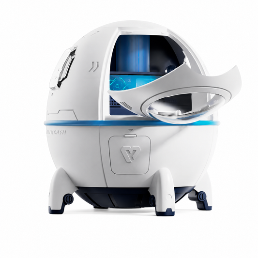 Humidificador diseño nave espacial