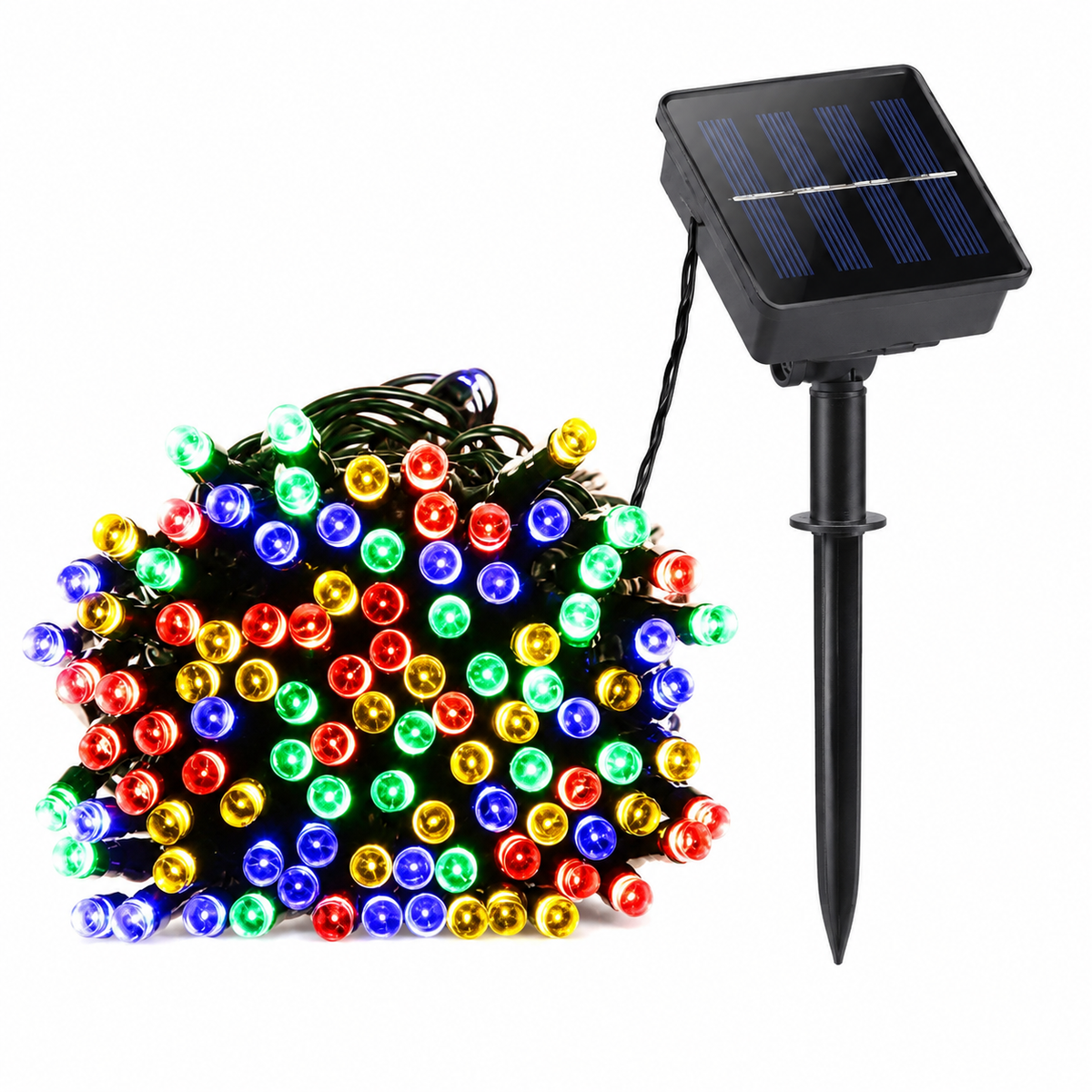 Guirnalda led solar multicolor 12mt