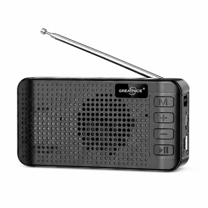 Radio fm con panel solar GTS-2543