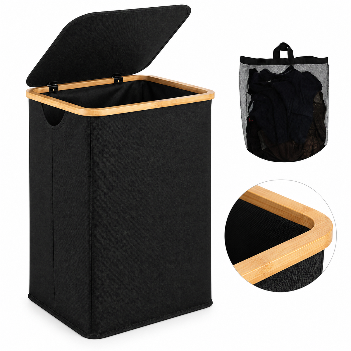 Cesto de ropa plegable