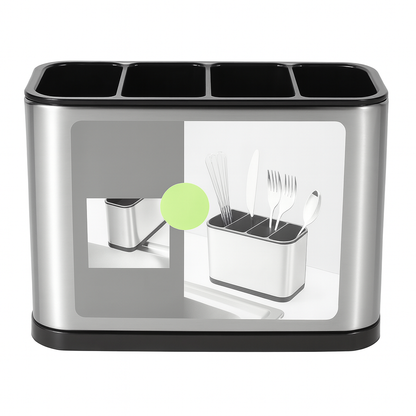Organizador y escurridor cubiertos