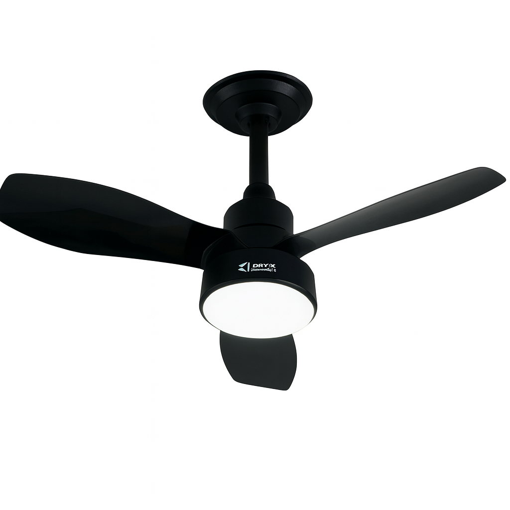 Ventilador de techo con luz fría, cálida o natural 18W