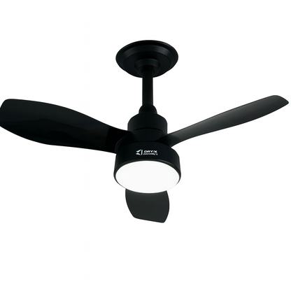 Ventilador de techo con luz fría, cálida o natural 18W