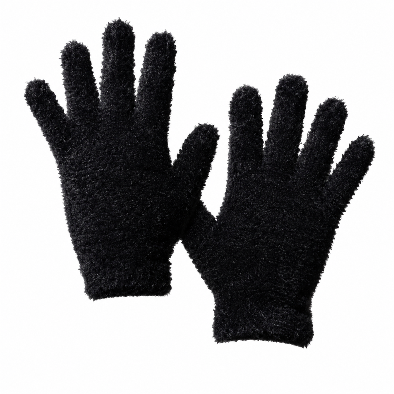 Guante polar adulto negro