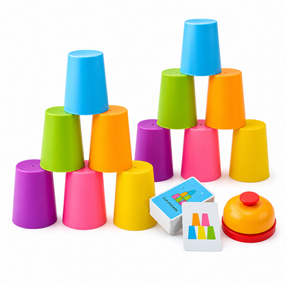 Juego de vasos apilables