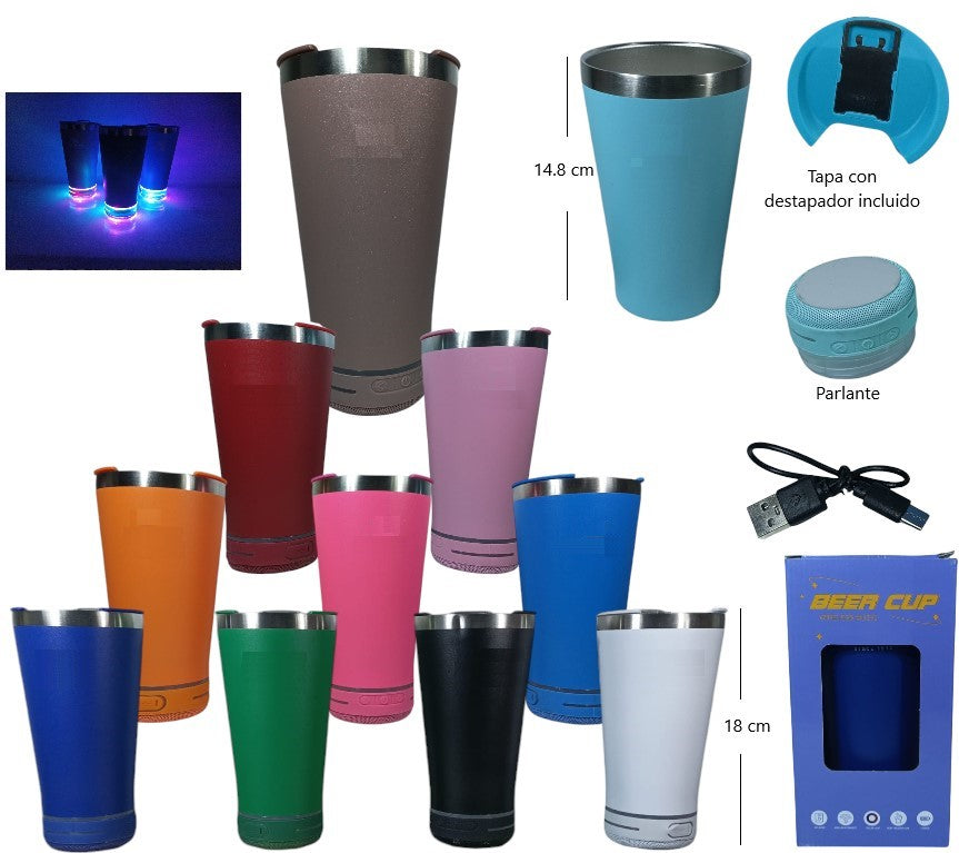 Vaso térmico parlante