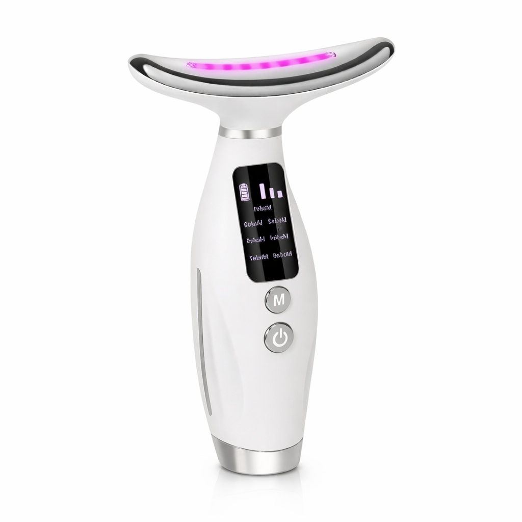 Masajeador de luz roja cara y cuello