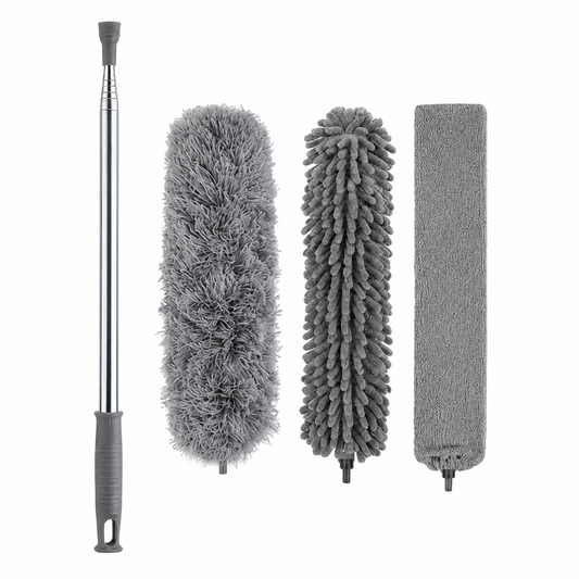 Plumero extensible de microfibra 3 en 1