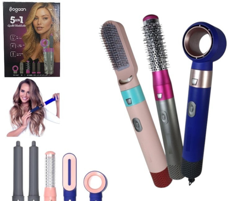 Set 5 en 1 modelador y rizadora