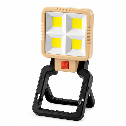 Linterna con panel solar de camping