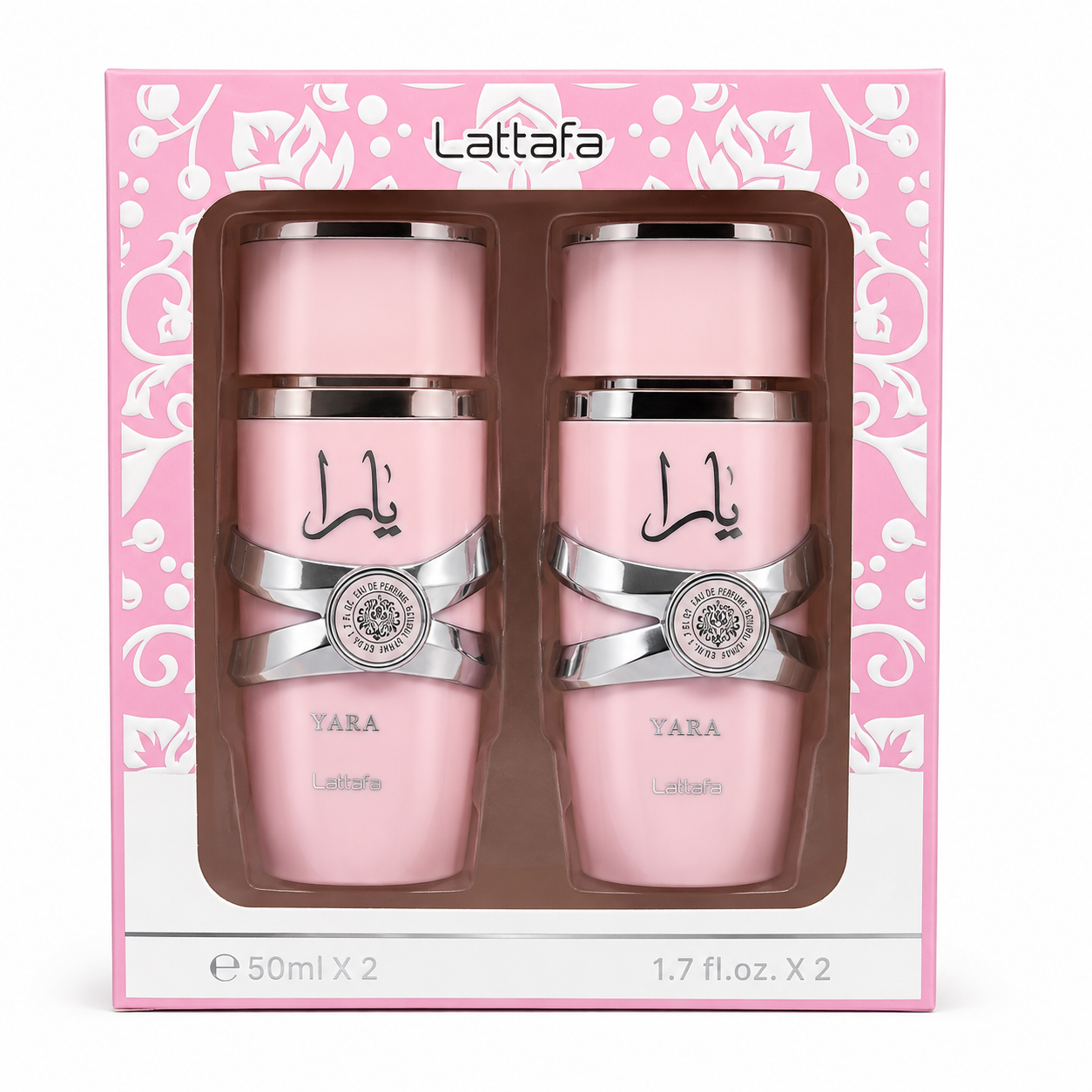Kit de perfume Lataffa Yara x2 50ml