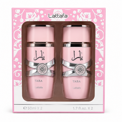 Kit de perfume Lataffa Yara x2 50ml