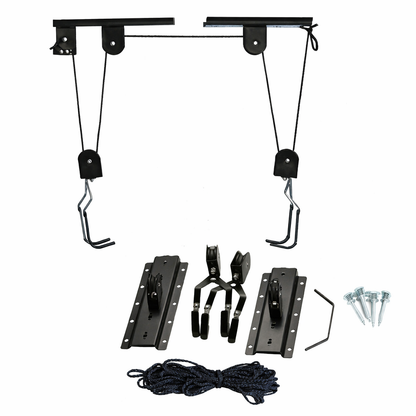 Soporte de bici con polea