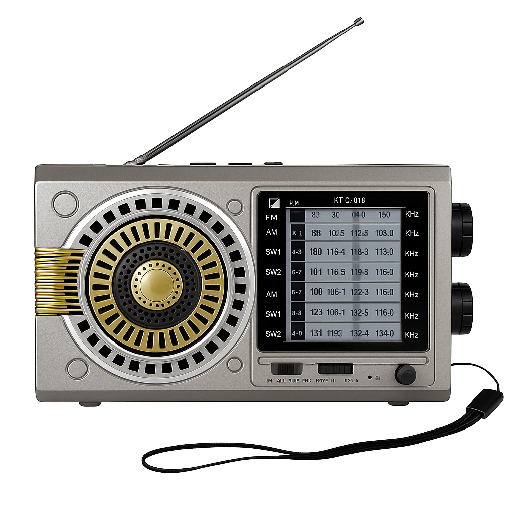 Radio con panel solar