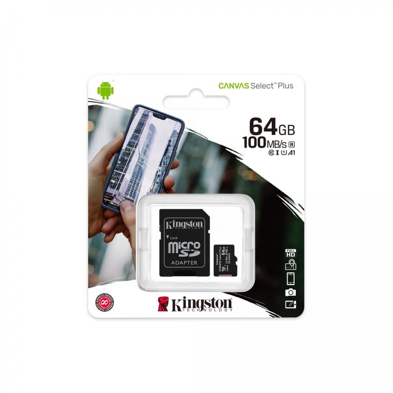 Memoria micro SD 64 GB Kingston