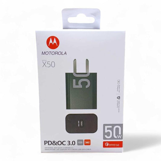 Cargador Motorola 50w tipo C