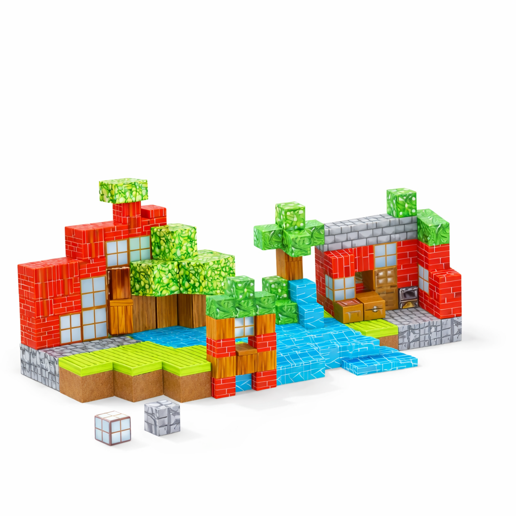 Bloque 64PCS magneticas minecraf