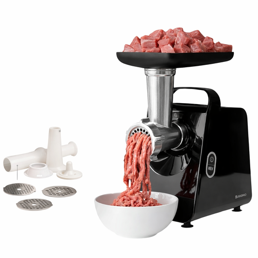 Picadora de carne de acero inoxidable 800W