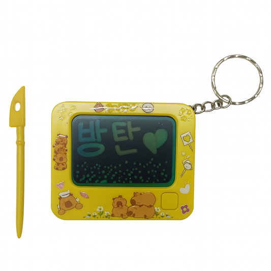 Llavero tipo pizarra capybara