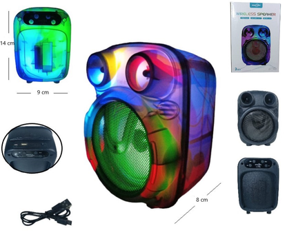 Parlante con luz 3 PLG (hasta agotar stock)