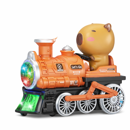 Tren capibara con humo