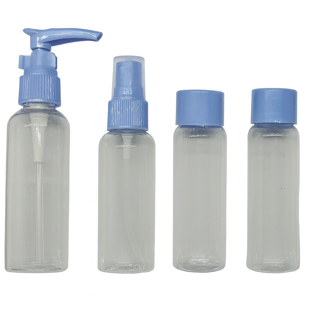 Kit de viaje botellas para cosméticos 7PCS