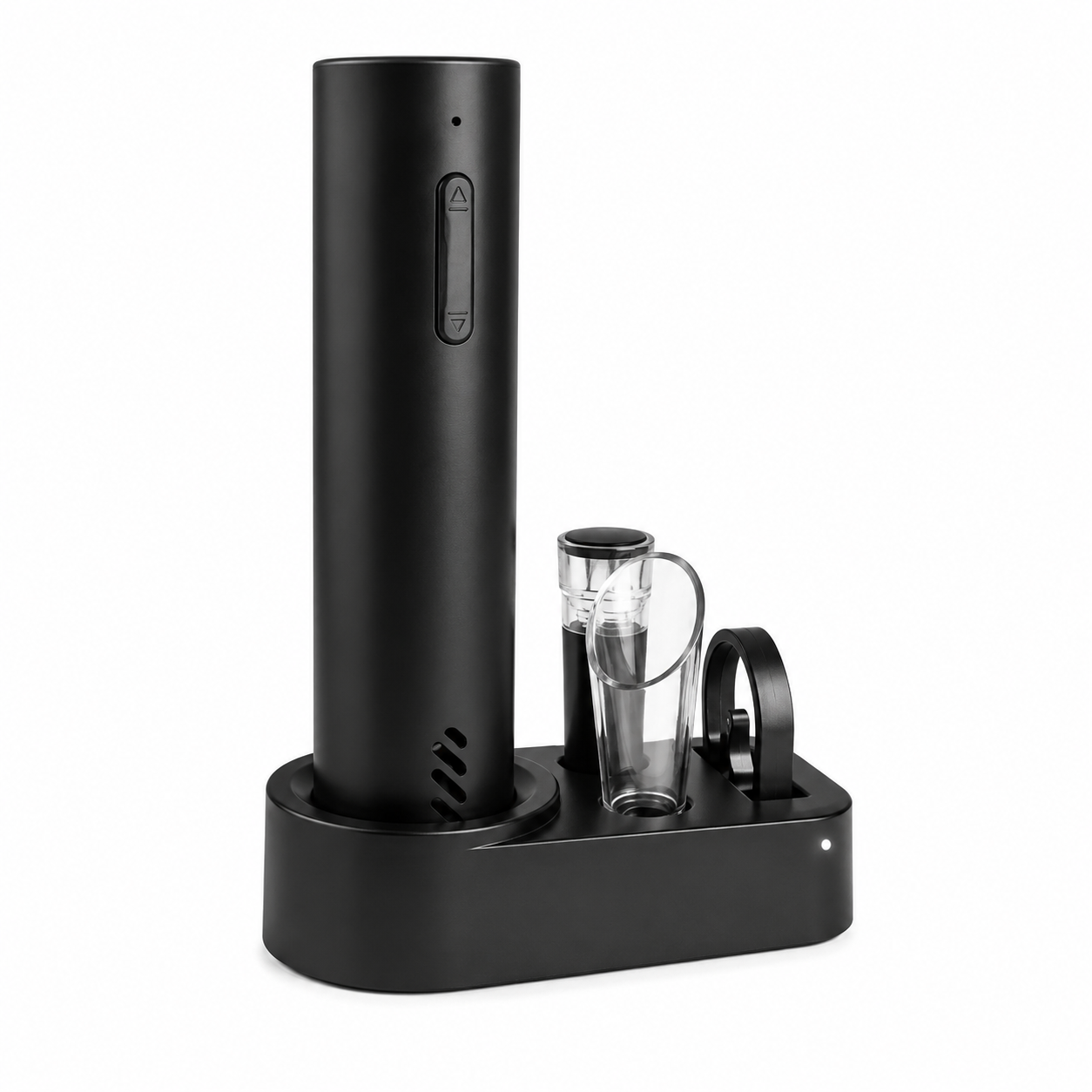Set de vino con destapador eléctrico