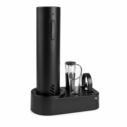 Set de vino con destapador eléctrico