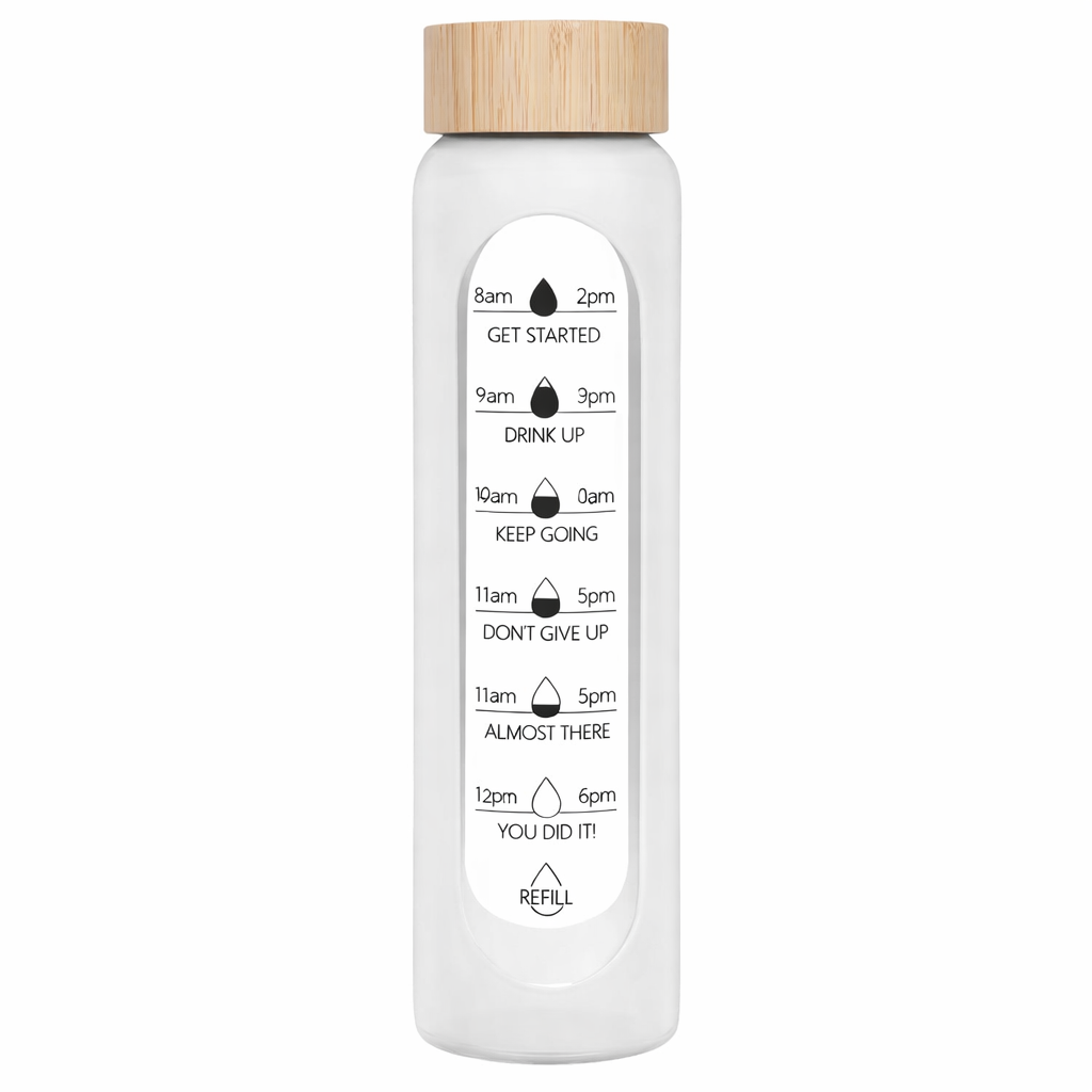 Botella de vidrio 1LT motivacional