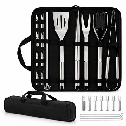 Set parrillero 16PCS acero inoxidable