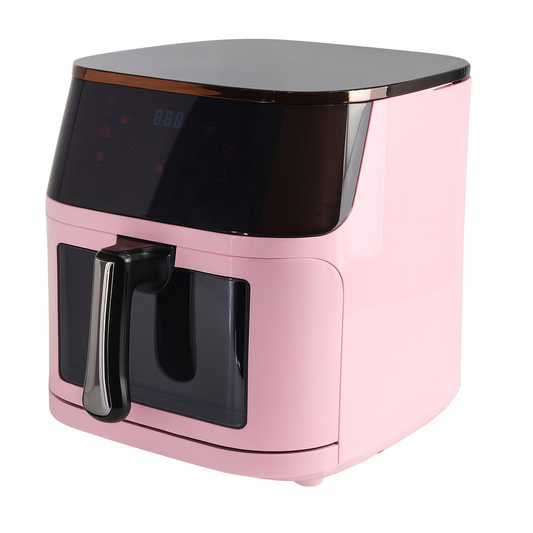 Freidora de aire 10lts 1400w rosa
