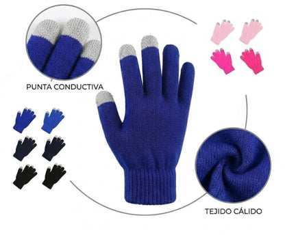 Pack de 12 guantes de invierno
