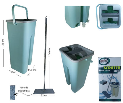Mopa trapeador y balde