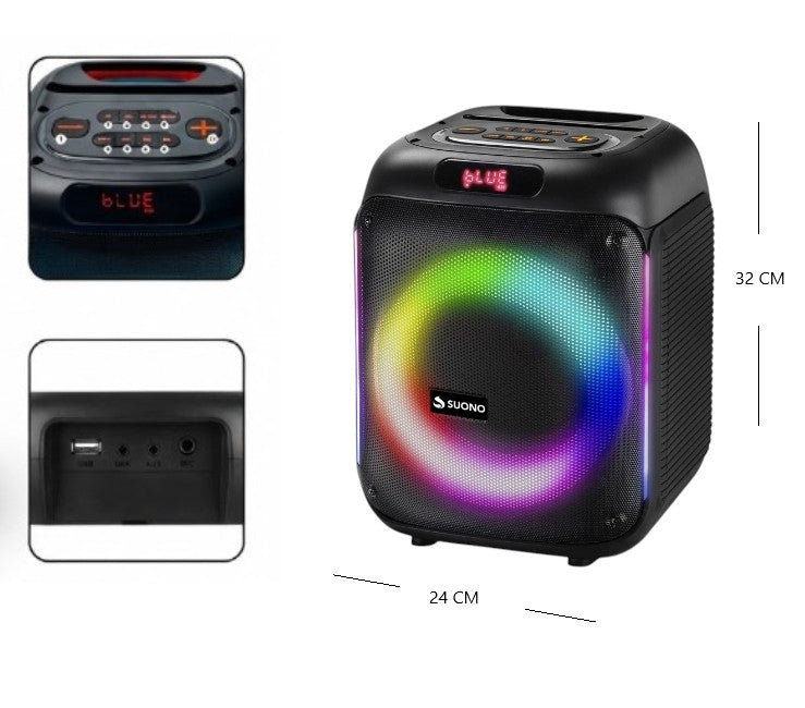 Parlante 6.5 rgb Suono