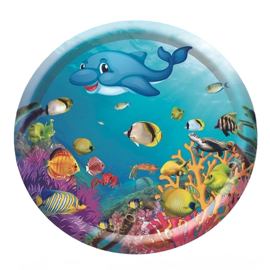 Alfombra inflable para bebés 100x100 cm