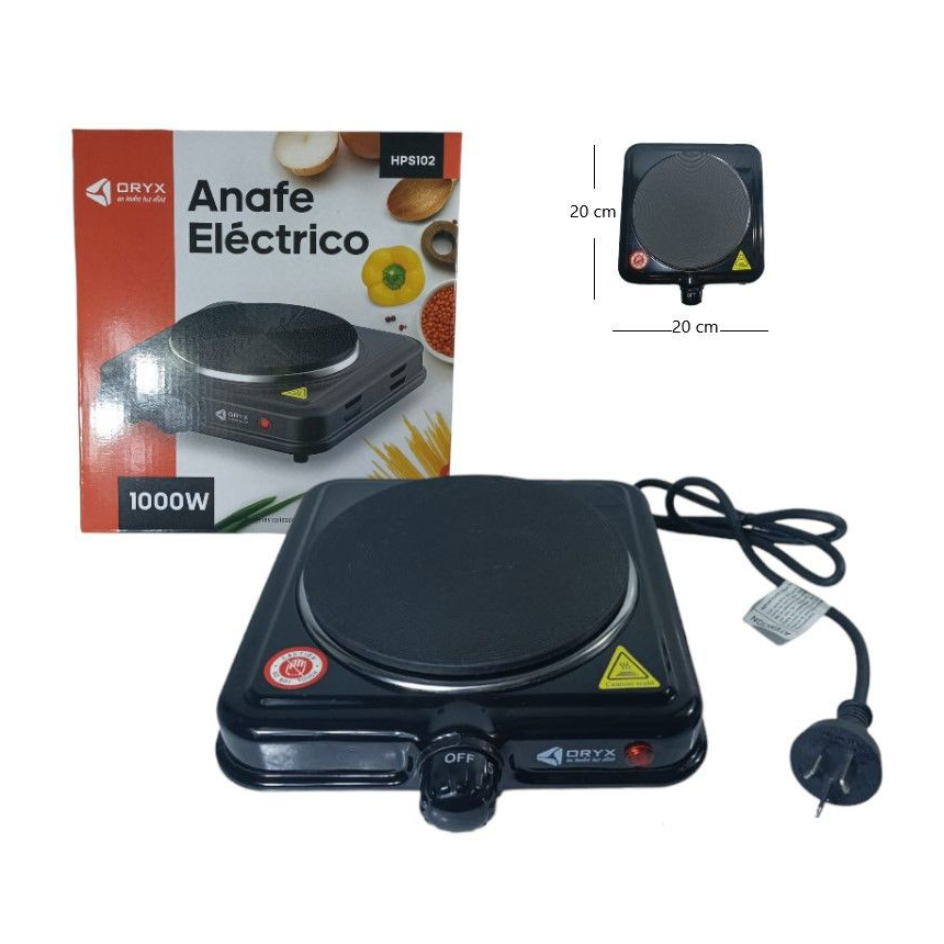 Anafe de 1 hornalla Oryx 1000w