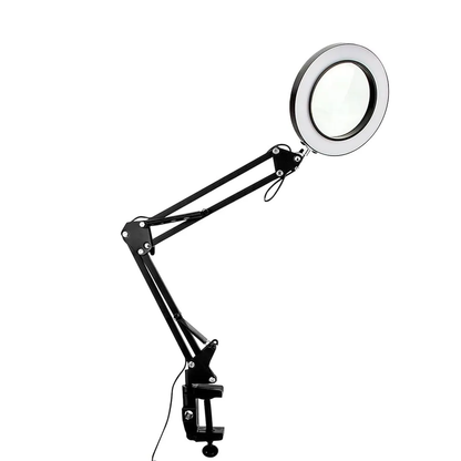 Velador LED Time articulado con lupa