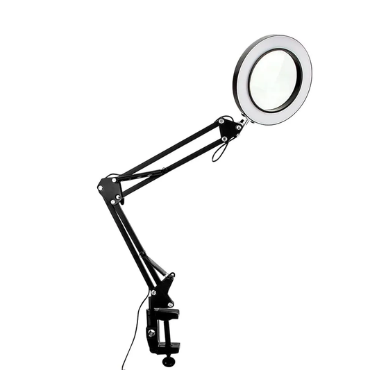 Velador LED Time articulado con lupa