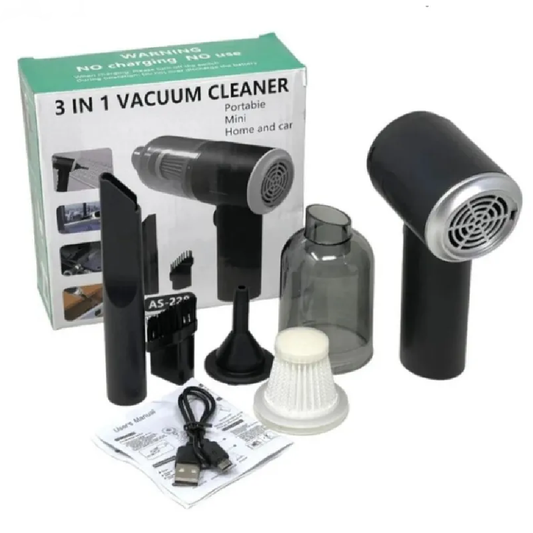 Mini aspiradora 3 en 1