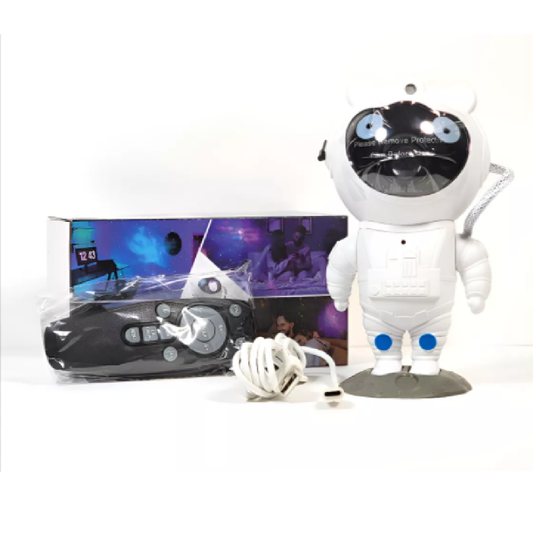 Proyector astronauta galaxia láser