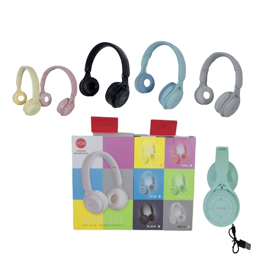 Auriculares bluetooth vincha YO8