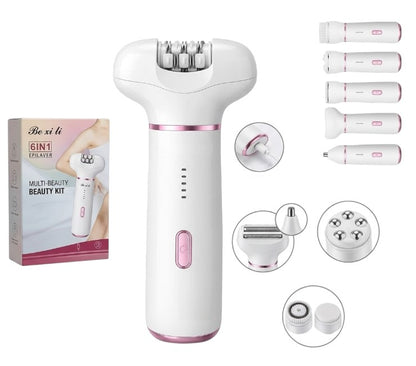 Depiladora recargable 6 en 1