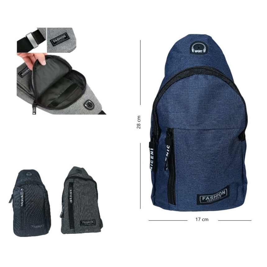 Mochila bandolera unisex