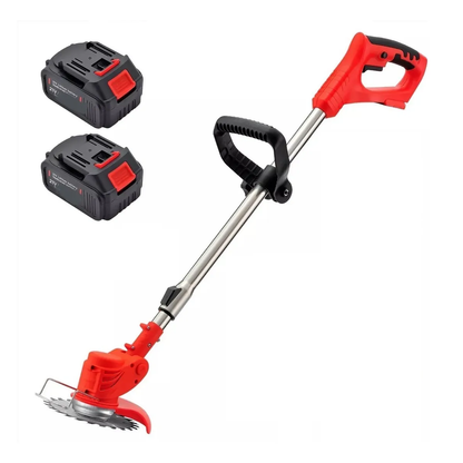 Corta césped con 2 baterías de 21v