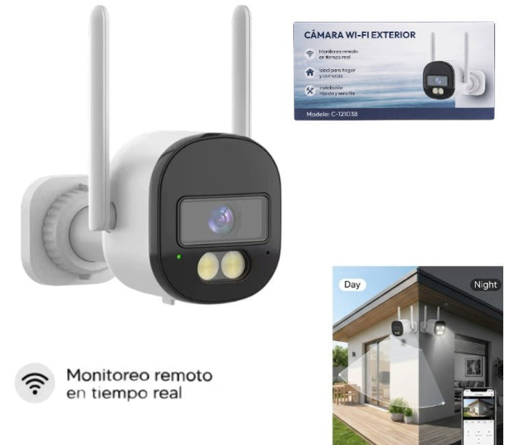 Cámara para exterior IP y wifi