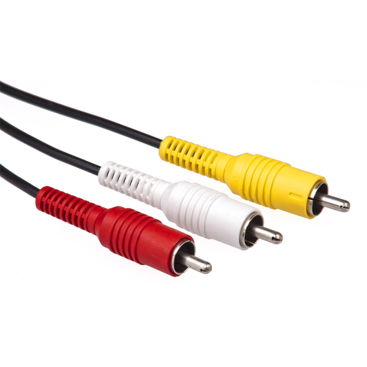 Cable RCA 3 a 3 1,5 mts